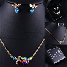 Set Halskette Ohrstecker