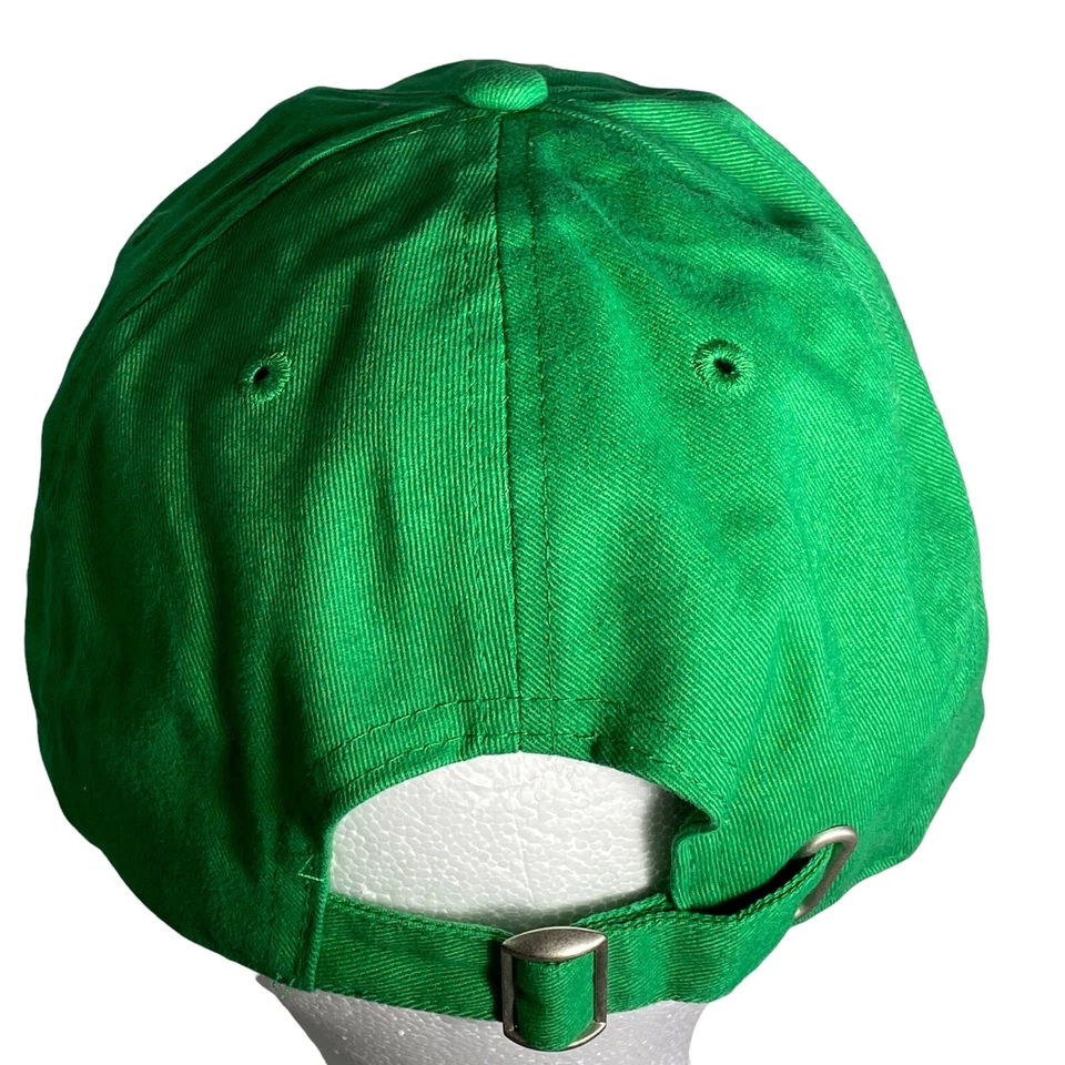 Gorra Route 66 para adultos talla única con correa deslizante ajustable verde Kelly Foto 3 de 4