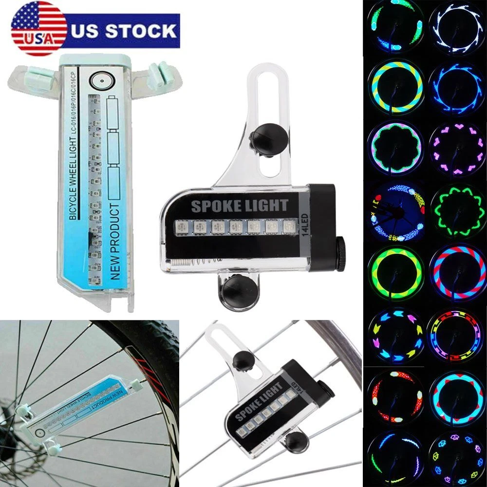 Bicycle Tire Spoke Led Light Bike Wheel Shelly Lighting