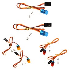 2x RC Auto LED Lichter Polizei Blinklicht fü...