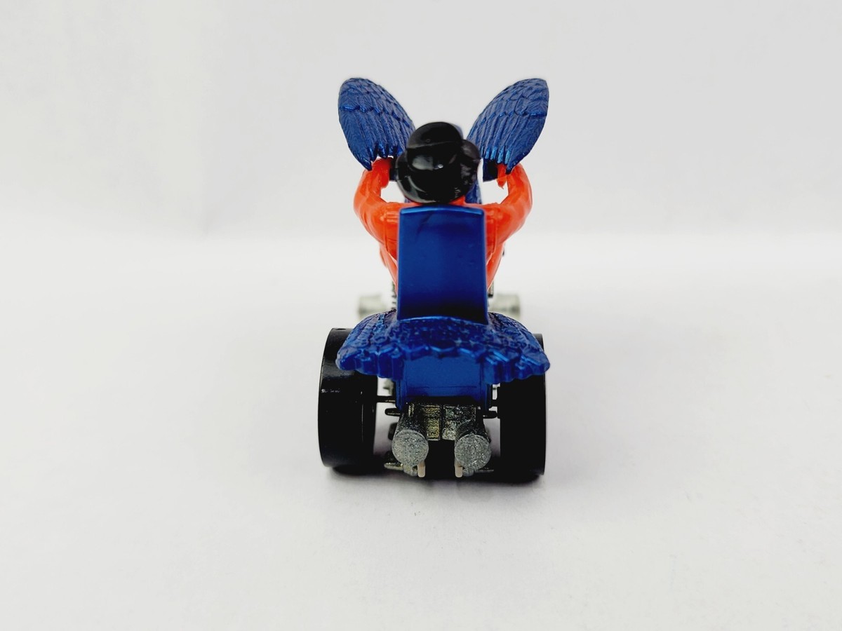 HOT WHEELS RRRUMBLERS BOLD EAGLE BLUE W/ ORANGE TOPS RIDER
