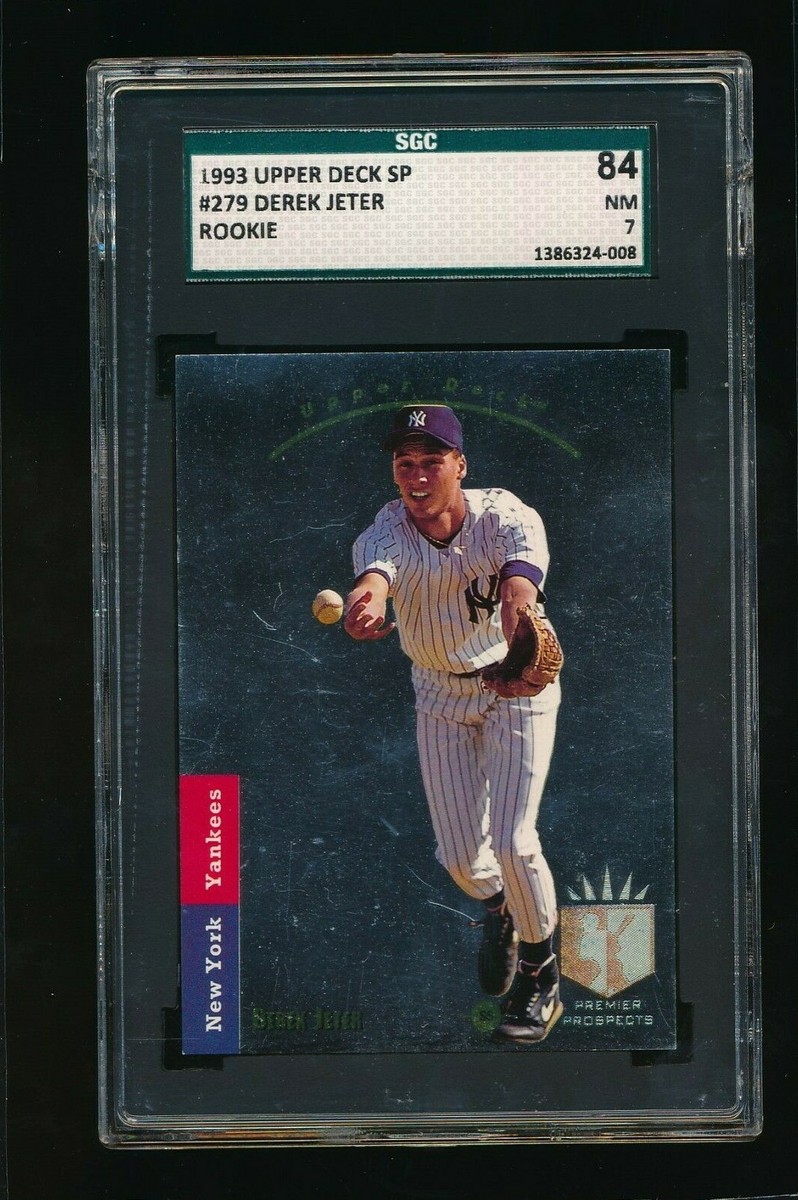 1993 Upper Deck SP Silver Foil #279 Derek Jeter SGC 7 NM
