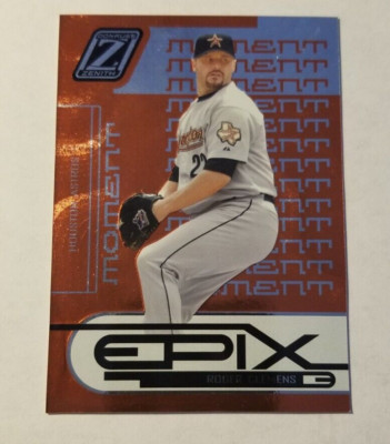 2005 DONRUSS ZENITH EPIX ORANGE MOMENT #E-15 ROGER CLEMENS 179/250 RARE ASTROS