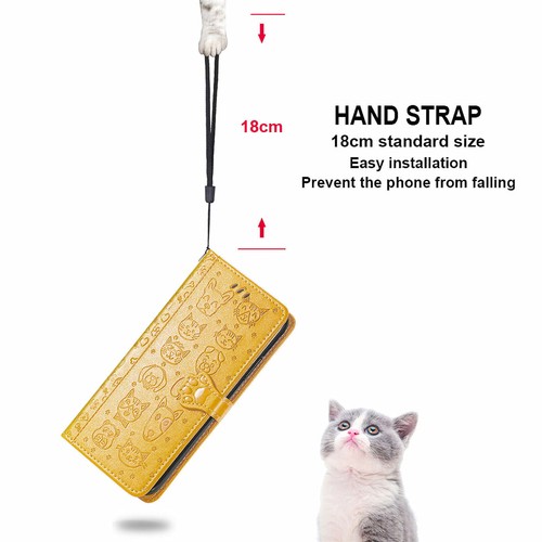 Cat Dog Wallet Phone Case For Xiaomi Redmi POCO VIVO Infinix Tecno OPPO Motorola - 第 2/14 張圖片