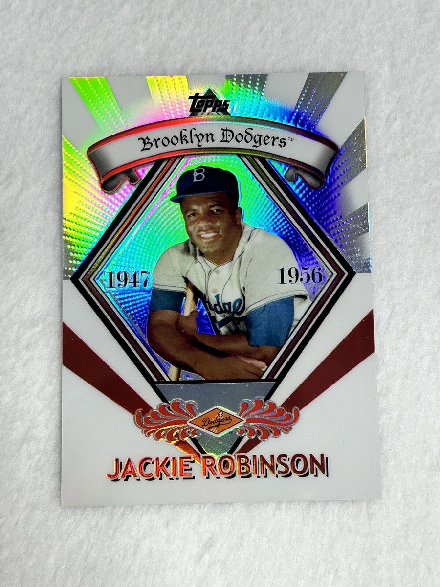 2009 Topps Silver Refractor PR-13 Jackie Robinson Brooklyn Dodgers