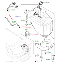 LR Range Rover Velar L560 Diesel Exhaust Fluid Tankrohr LR091676 NEU ORIGINAL