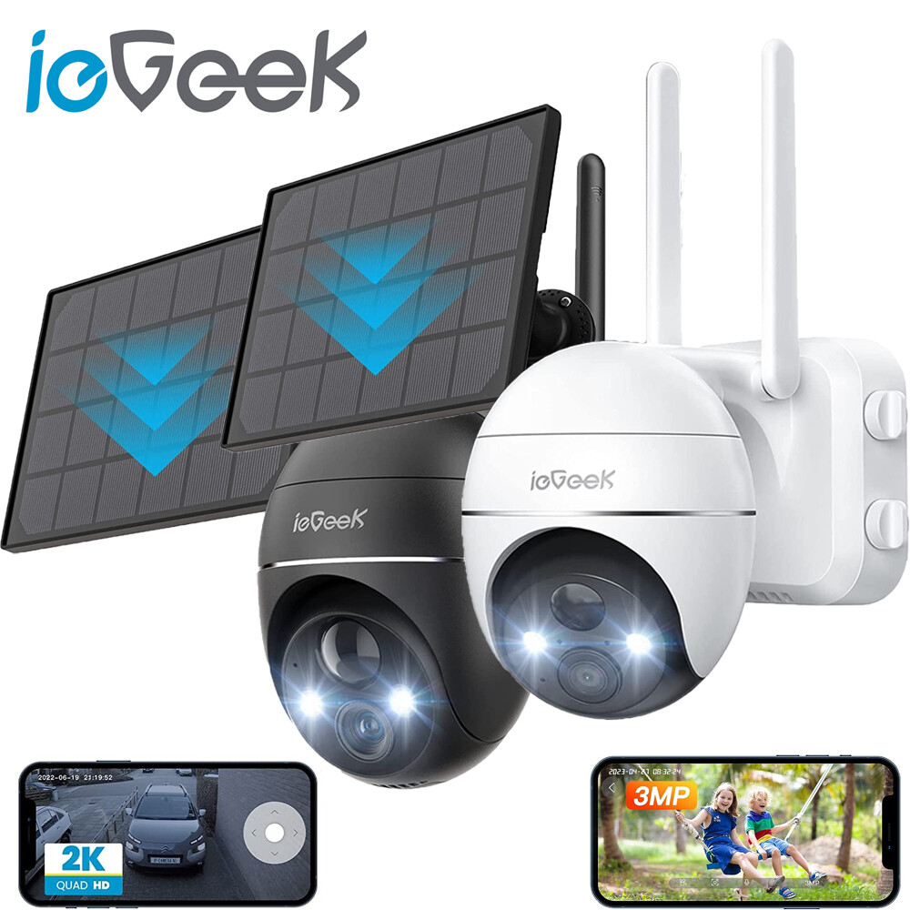 ieGeek 3MP 5MP Wireless WIFI Outdoor CCTV Security Camera System