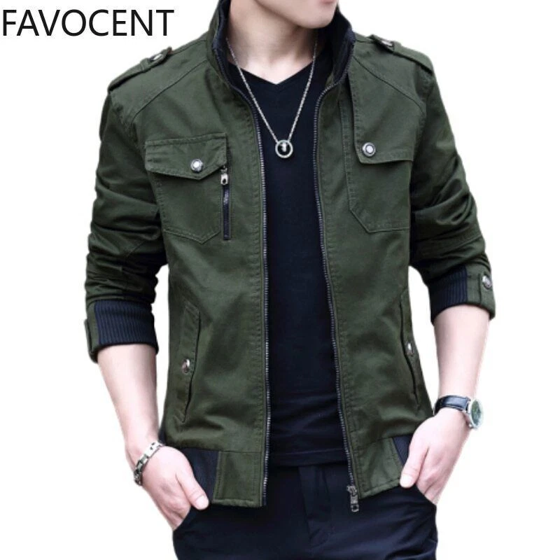 Mens jacket clearance army green