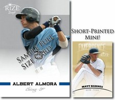 MATT BARNES 2012 Leaf Rize Mini GOLD Blank Back EMERGENCE RC 1/1