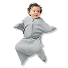 SleepingBaby Zipadee-Zip Transition Swaddle - Cozy Fleece Wearable Blanket with