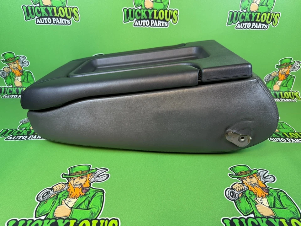 99-06 Chevy GMC Silverado Sierra Avalanche CUERO Consola Apoyabrazos Asiento Salto Foto 4 de 4