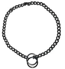 Dog Choke Chain Slip Link Collar  16"  Mint Condition