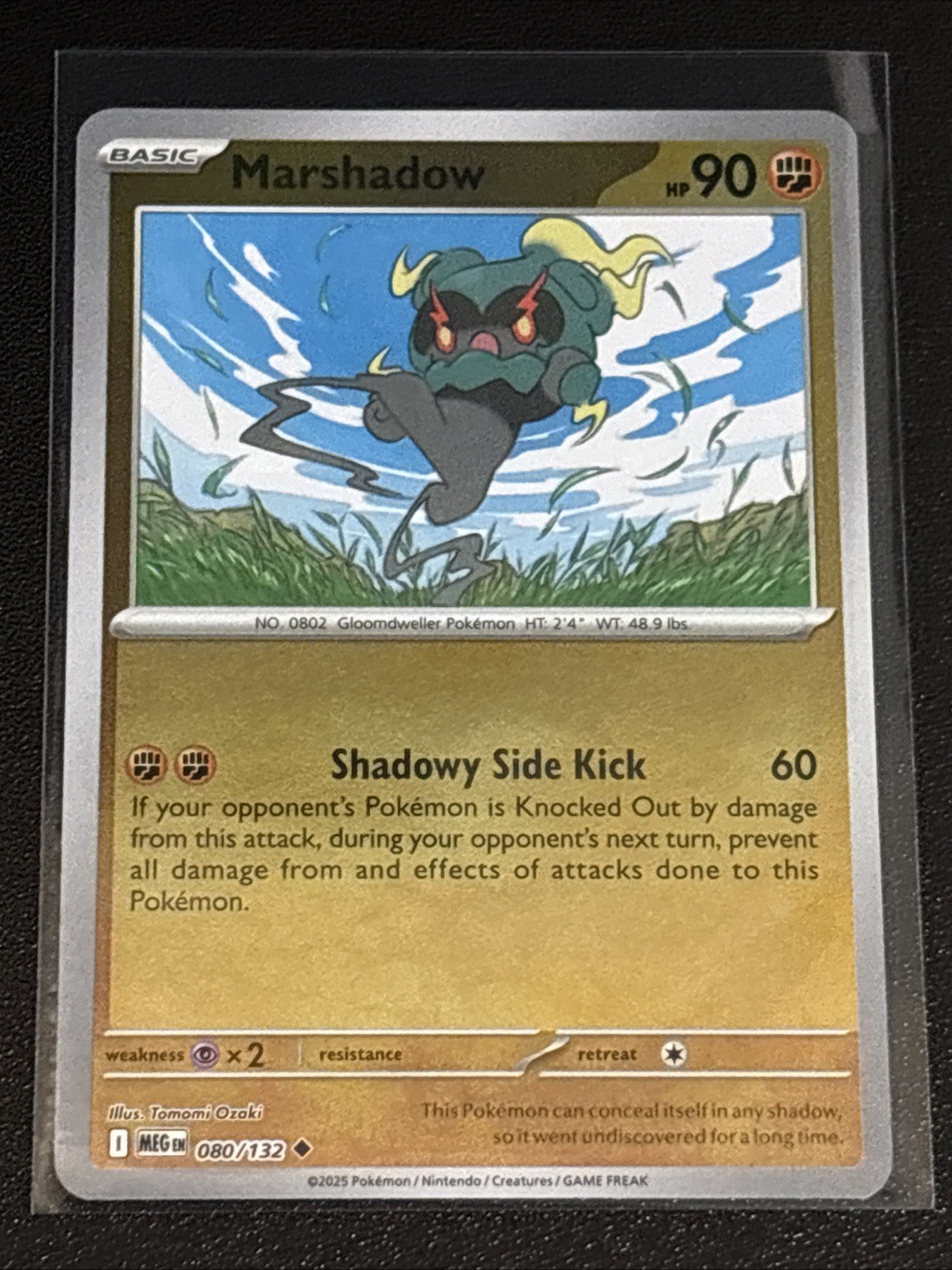 Pokémon TCG Mega Evolution Marshadow Reverse Holofoil 080/132 NM