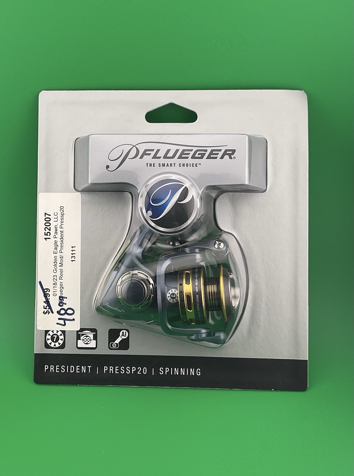 Pflueger President Fish Spinning Reel