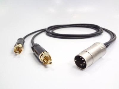 Clairmont Cable 5-pin DIN Dual RCA Cable Tandberg Telefunken  Rotel  Creek QUAD