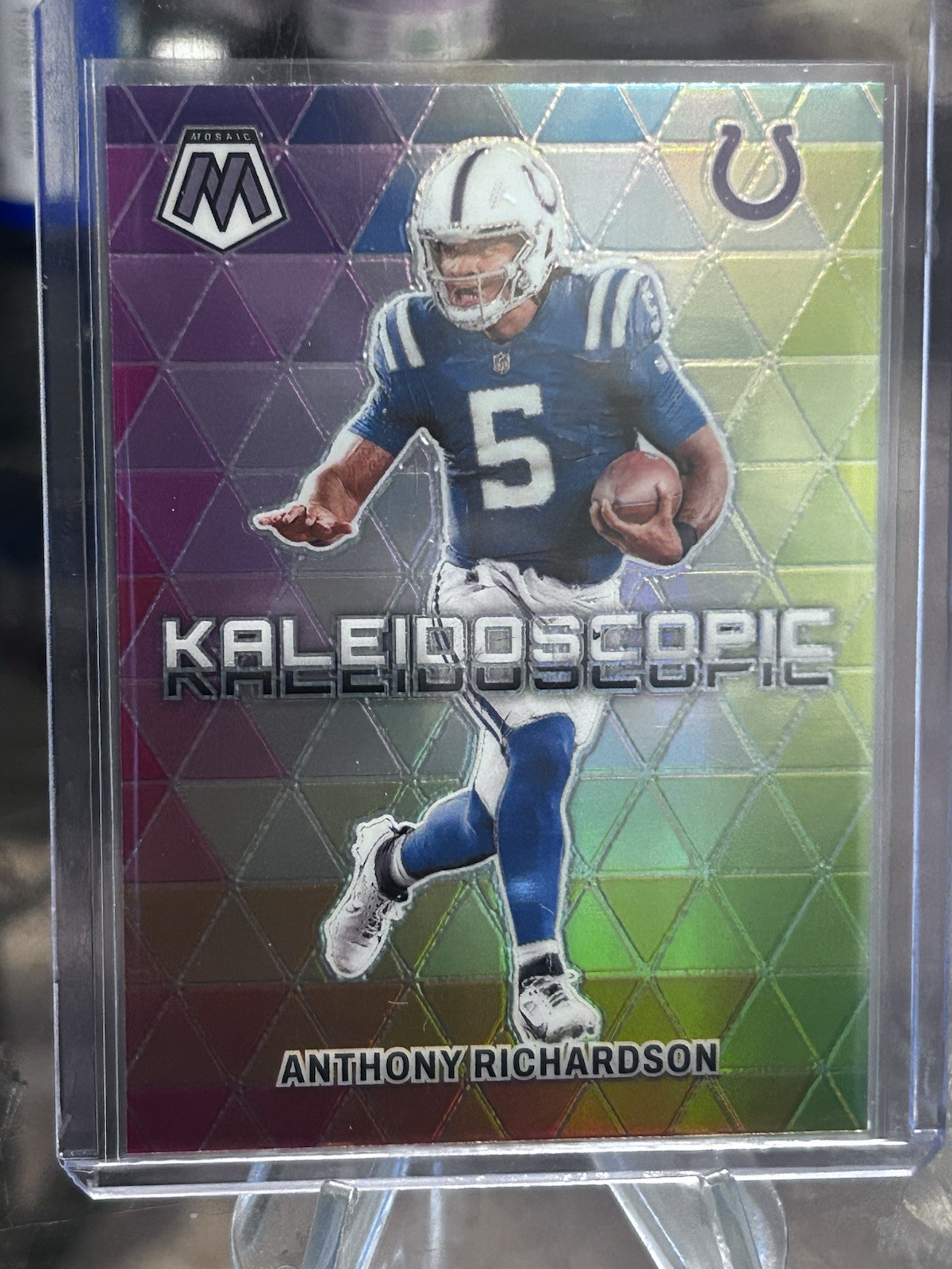 2024 Panini Mosaic Football ANTHONY RICHARDSON "KALEIDOSCOPE" SSP CASE HIT
