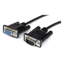 Image of StarTech 2m Black Straight Through DB9 Serial RS232 Cable - M/F