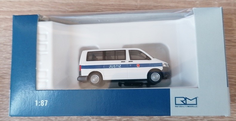 Rietze 53446 - 1/87 Volkswagen T5 '10 Justice Brandenburg - New