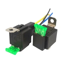 Relay With Harness Socket Holder Tester 12v/24v 4pin 30a Wiring Harness 