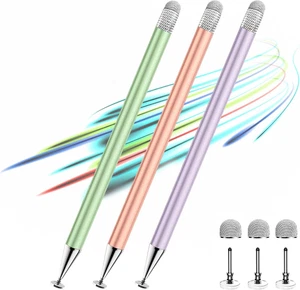 Stylus stylo pour écran tactile Ipad.2-In-1 Conseil pour Nintendo Switch & Fibre Ti
