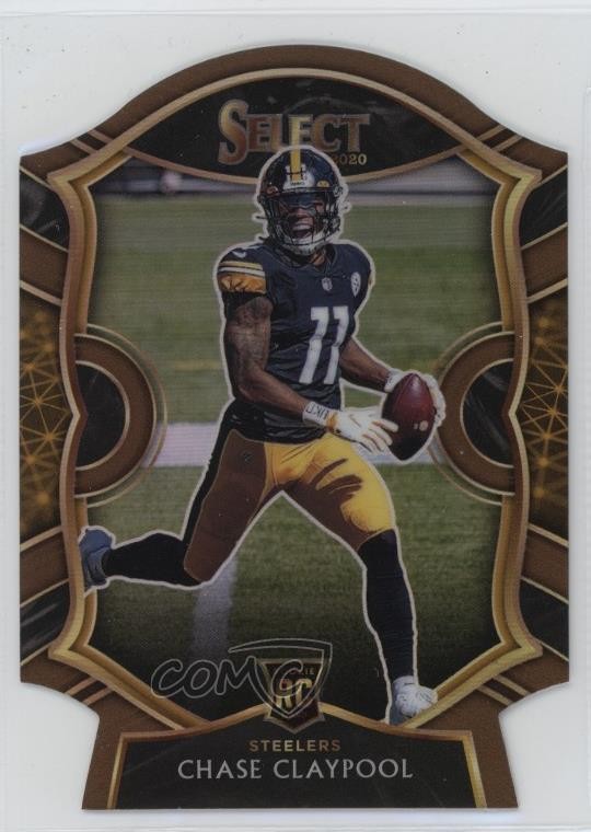 2020 Panini Select Concourse Copper Prizm Die-Cut /355 Chase Claypool #70 1nj0