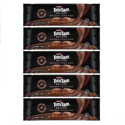 Tim Tam Decadent Triple Choc Biscuits Pack of 5