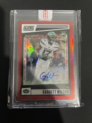 2022 Panini Chronicles - Garrett Wilson Red Zone Auto /20