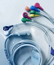 New 10-lead ECG Holter cable EKG lead wire for ECG Holter monitor TLC 12-LEAD