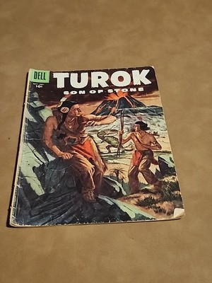 TUROK SON OF STONE #5 DELL ANDAR VOLCANO DINOSAUR Free SHIPPING 