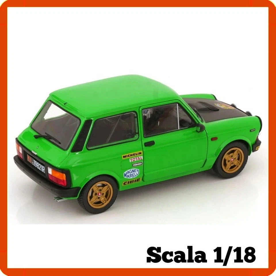 Modellino auto statico in scala 1/18 AUTOBIANCHI A112 MK5 ABARTH 1982 Solido - Immagine 4 di 4