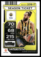 LUIGI DATOME 2025-26 Panini Contenders EuroLeague Season Ticket #77