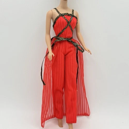 Vintage Superstar Era Barbie Outfit 1978, Cheryl Ladd Jumpsuit & Wrap Skirt