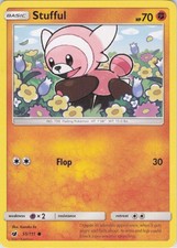 2017 Stufful Common SM - Crimson Invasion 55/111 NM Normal LP-NM