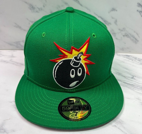 The Hundreds X New Era Adam Bomb Vintage Fitted Hat 59Fifty RARE Y2K RARE NEW