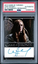 2012 RITTENHOUSE GAME OF THRONES BORDERED LENA HEADEY PSA AUTH AUTO AUTOGRAPH SP