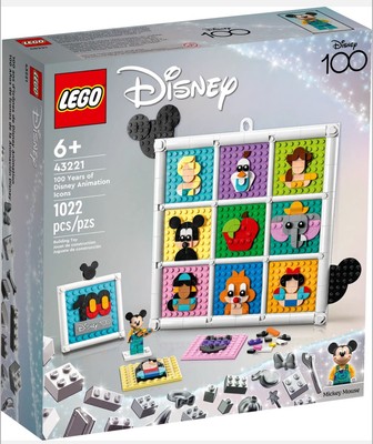 LEGO 43221 Disney 100 Years of Disney Animation Icons 1022 Pieces