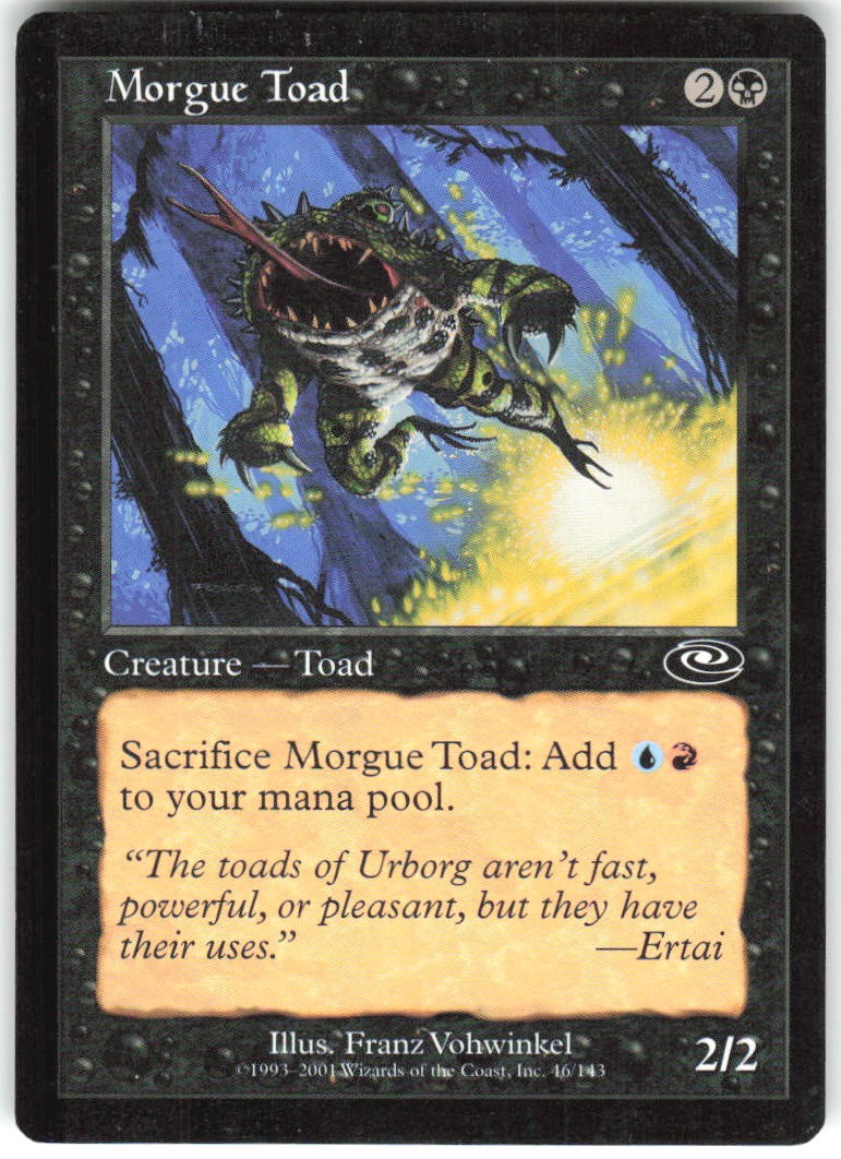 Morgue Toad 46 Planeshift Magic: The Gathering MP