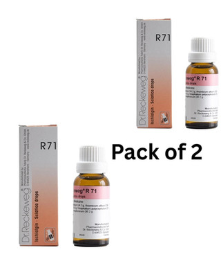 Dr Reckeweg R71 Drops 22ml Pack of 2 FREE SHIPPING