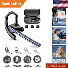 Ergonomic In-Ear Bluetooth Headset with 72H Battery Life for Trucker Drivers