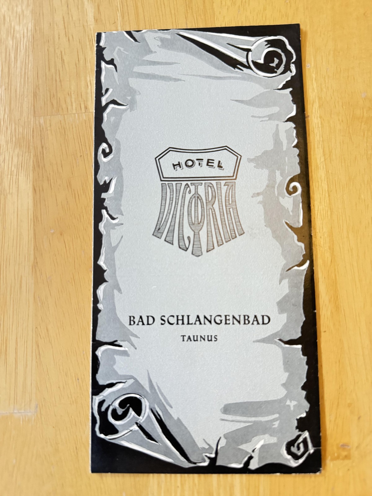 Vintage Hotel Victoria Bad Schlangenbad Taunus Spa Travel Brochure Map Germany