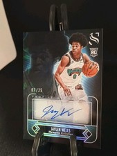 Panini Silhouette Basketball- Jaylen Wells Rookie Auto Cranked Ice /25