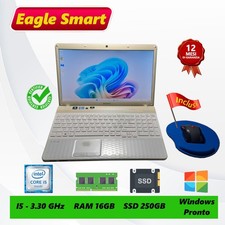 Portatile Sony Vaio VPCEH-A 15.6" i5 3.30GHz 16GB RAM SSD 250GB Ufficio / Office