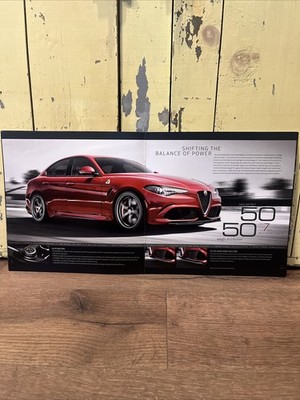 2016 ALFA ROMEO GIULIA DEALERSHIP BROCHURE TECHNICAL DATA, SPECS, INFO