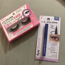 La Color Dramati Lash Wispy 1 Pair and Eye Marker C62113 Navy