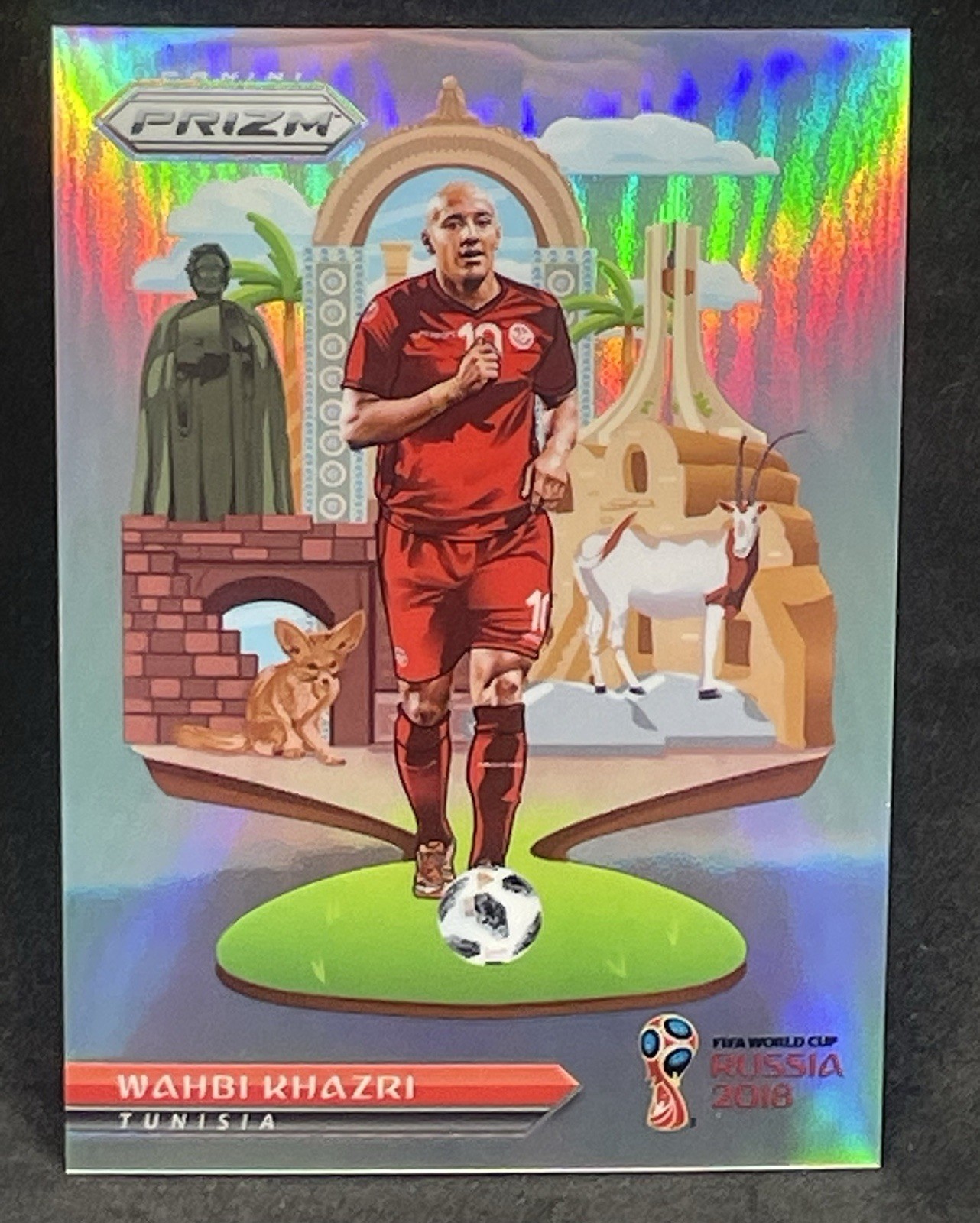 2018 Panini Prizm World Cup National Landmarks Wahbi Khazri #NL-30