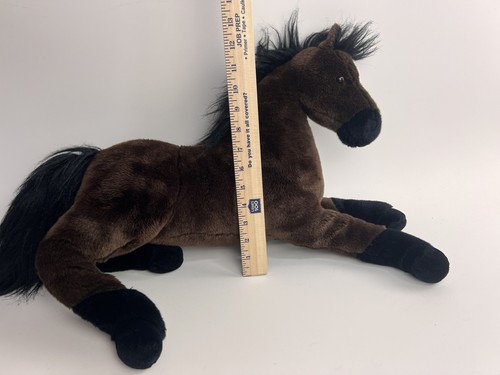 Realistic Douglas Brown Bay Horse ZOE Stuffed Animal Cuddle Plush Toy 27” Pony - Picture 10 of 15