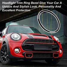 Pacs Anello Fanale Compatibile con Mini Cooper F55 F56 F57 2014–2018 Fanali - Miniatura 3