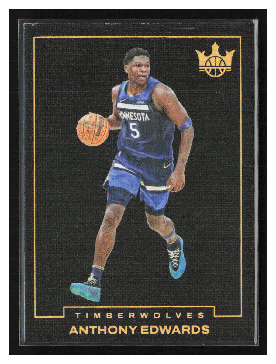 ANTHONY EDWARDS 2023-24 PANINI COURT KINGS #10 BLANK SLATE TIMBERWOLVES SP