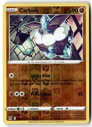Carbink 108/196 Lost Origin Reverse Holo Uncommon