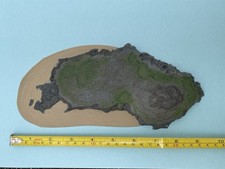 Rocky Island Terrain for  1/1250 Ship Models Naval Wargaming Terrain